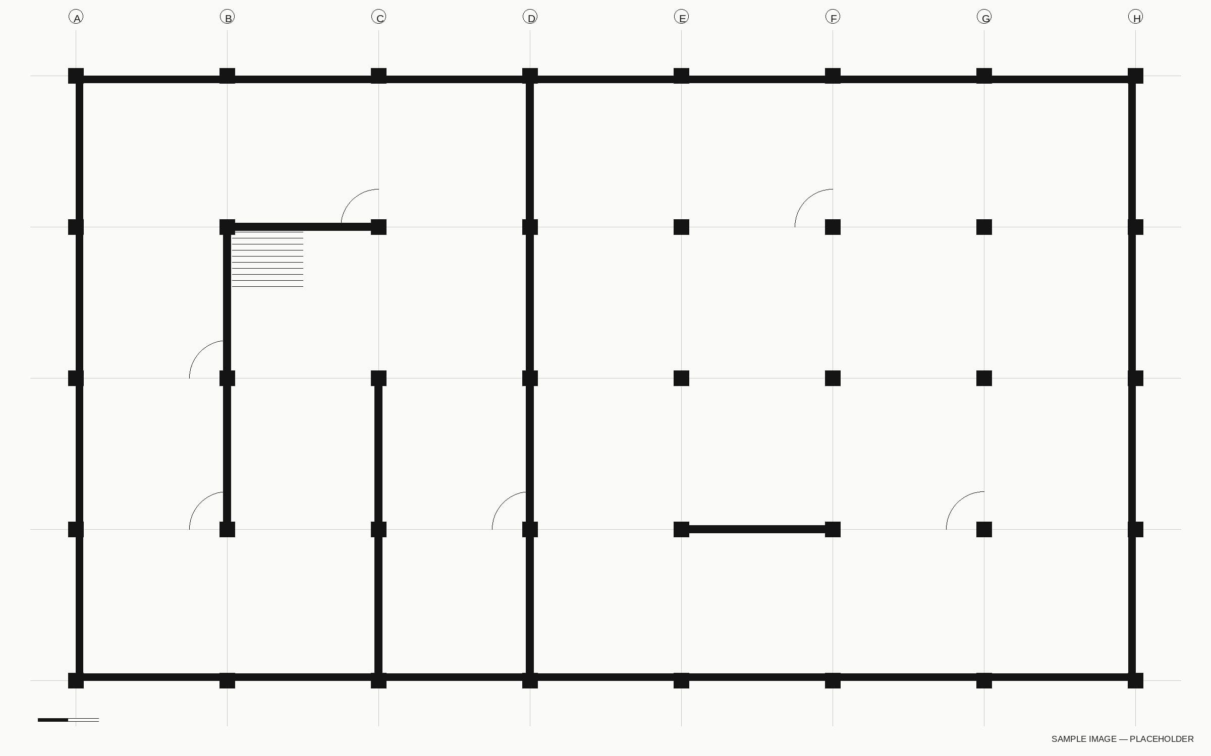 Sample drawing — site plan