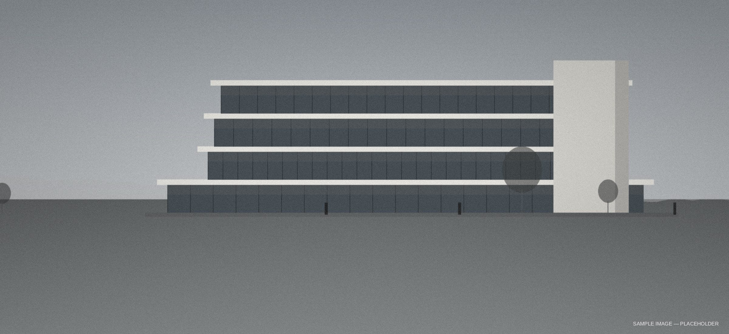 Sample render — exterior in overcast light