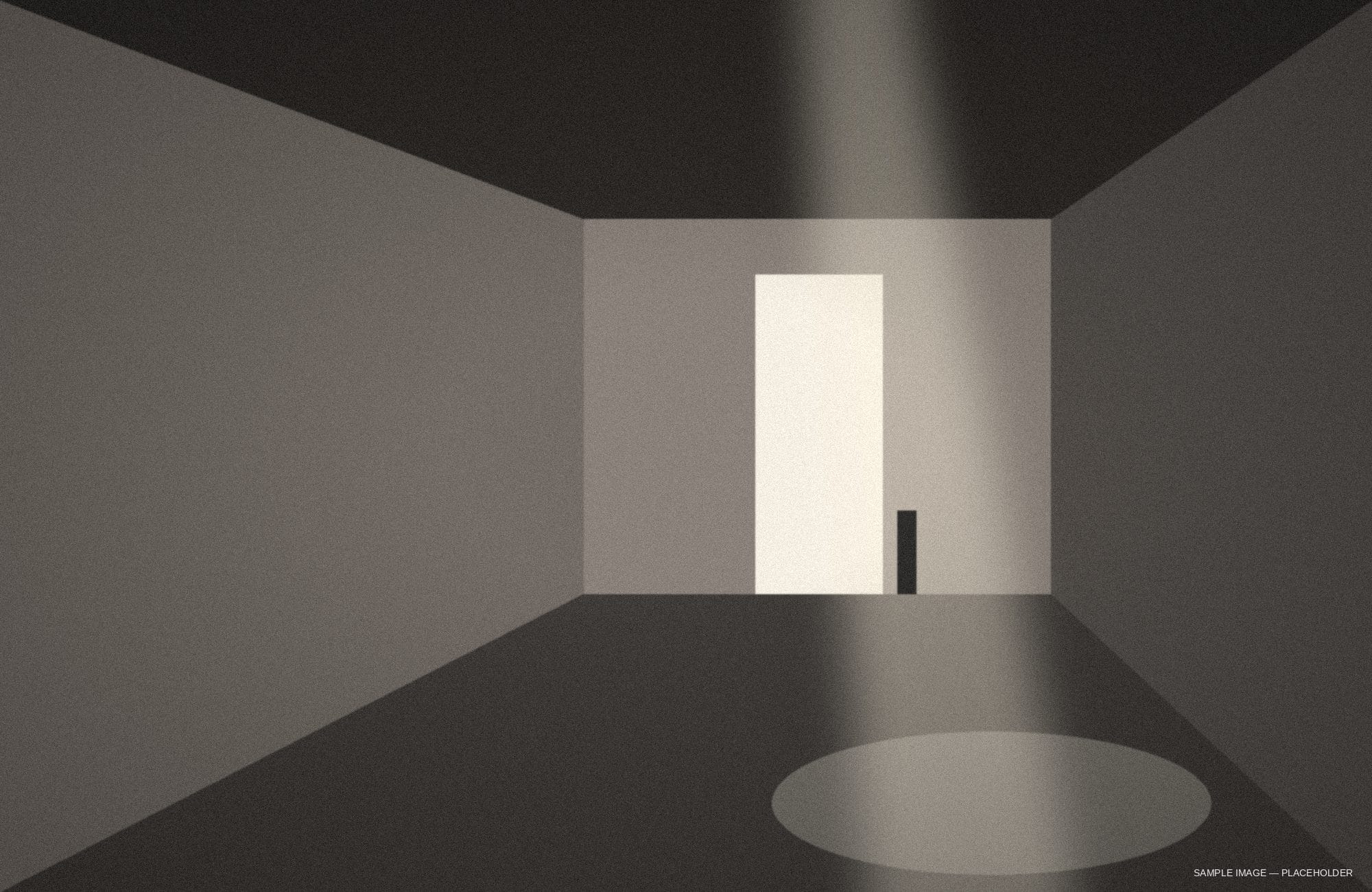 Sample render — reading room