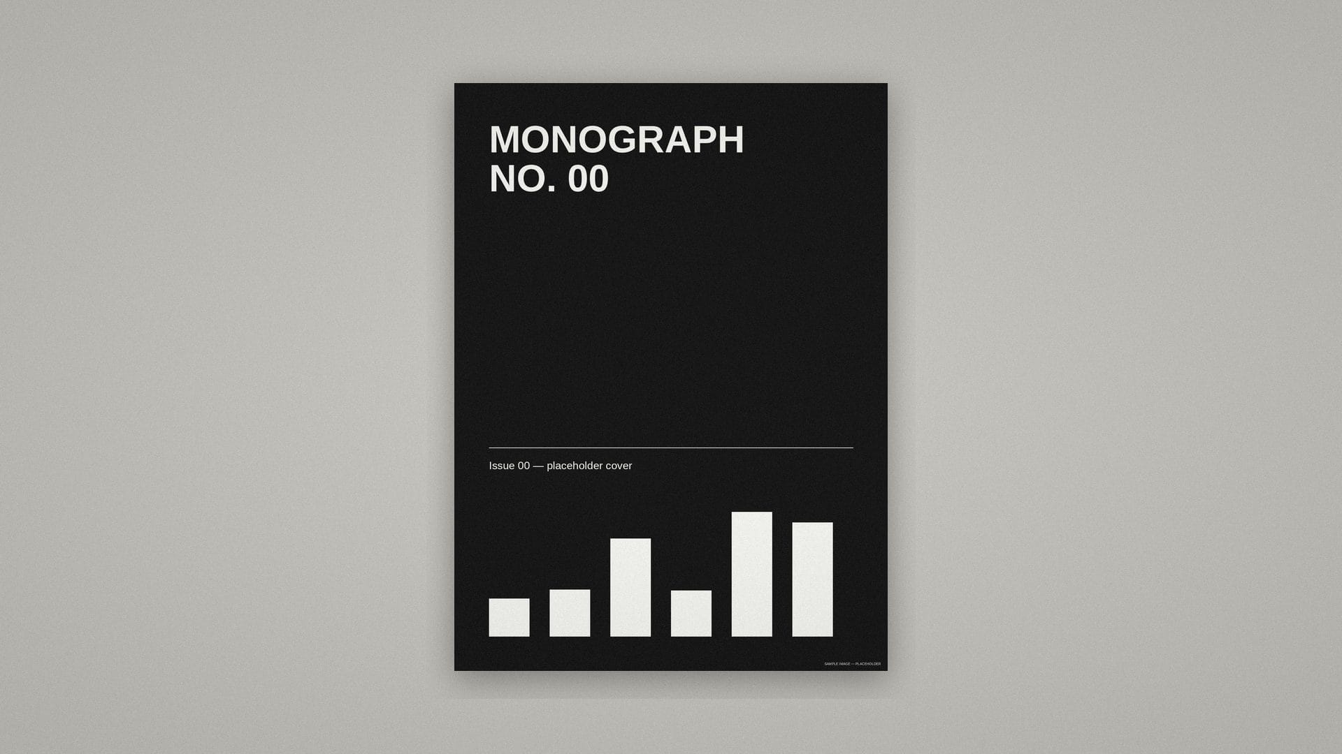 Sample publication cover — Monograph No. 00