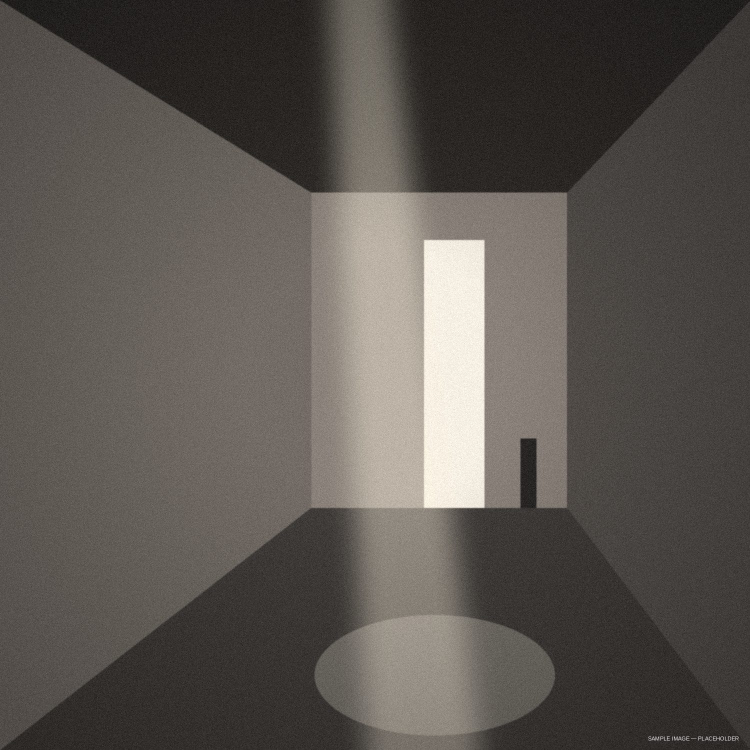 Sample render — warm room study
