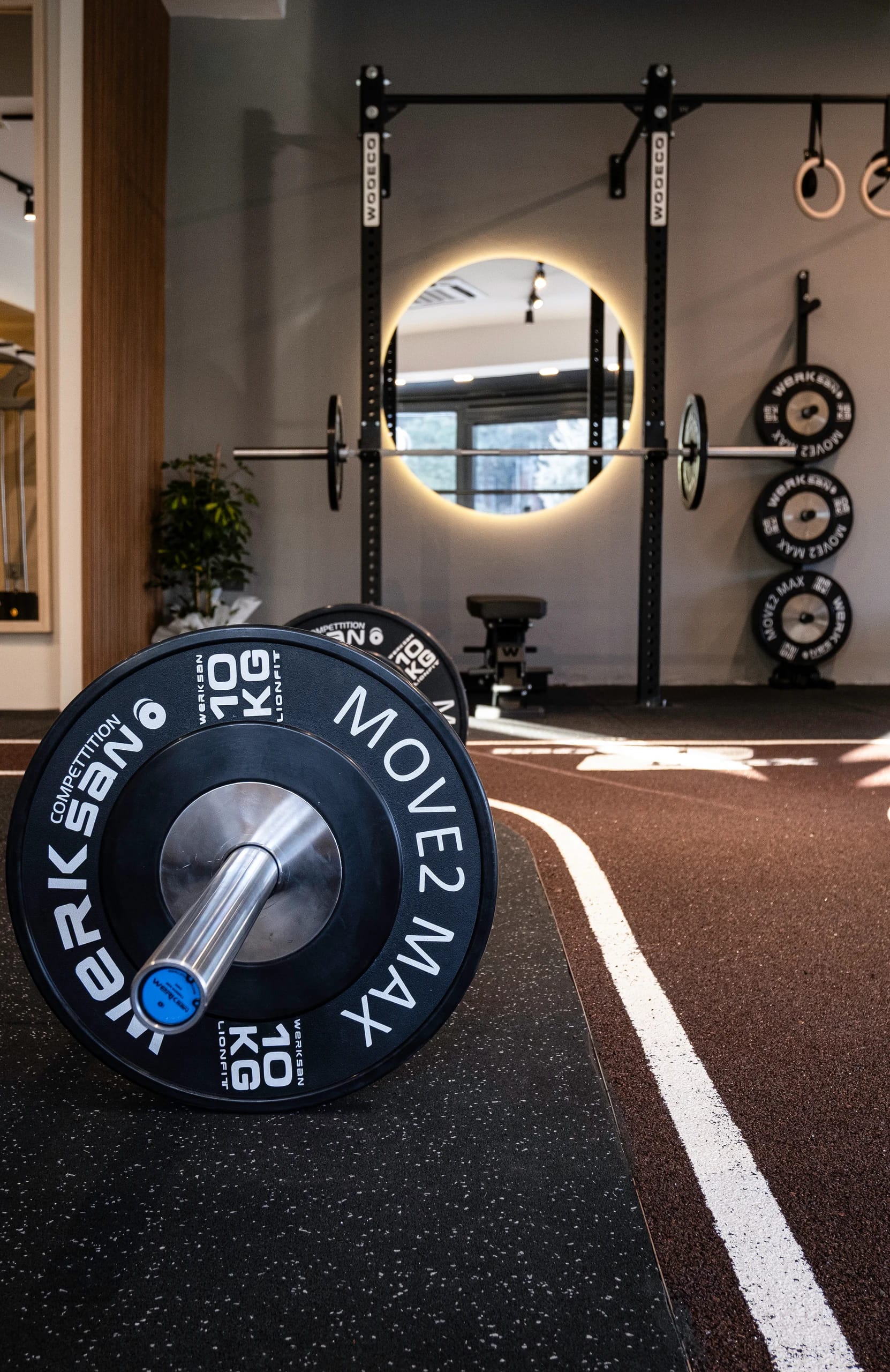 Equipment, material and running track details.
